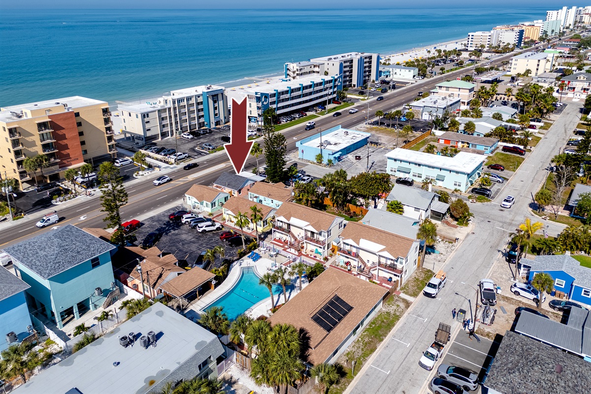 Pool or Beach just steps away!