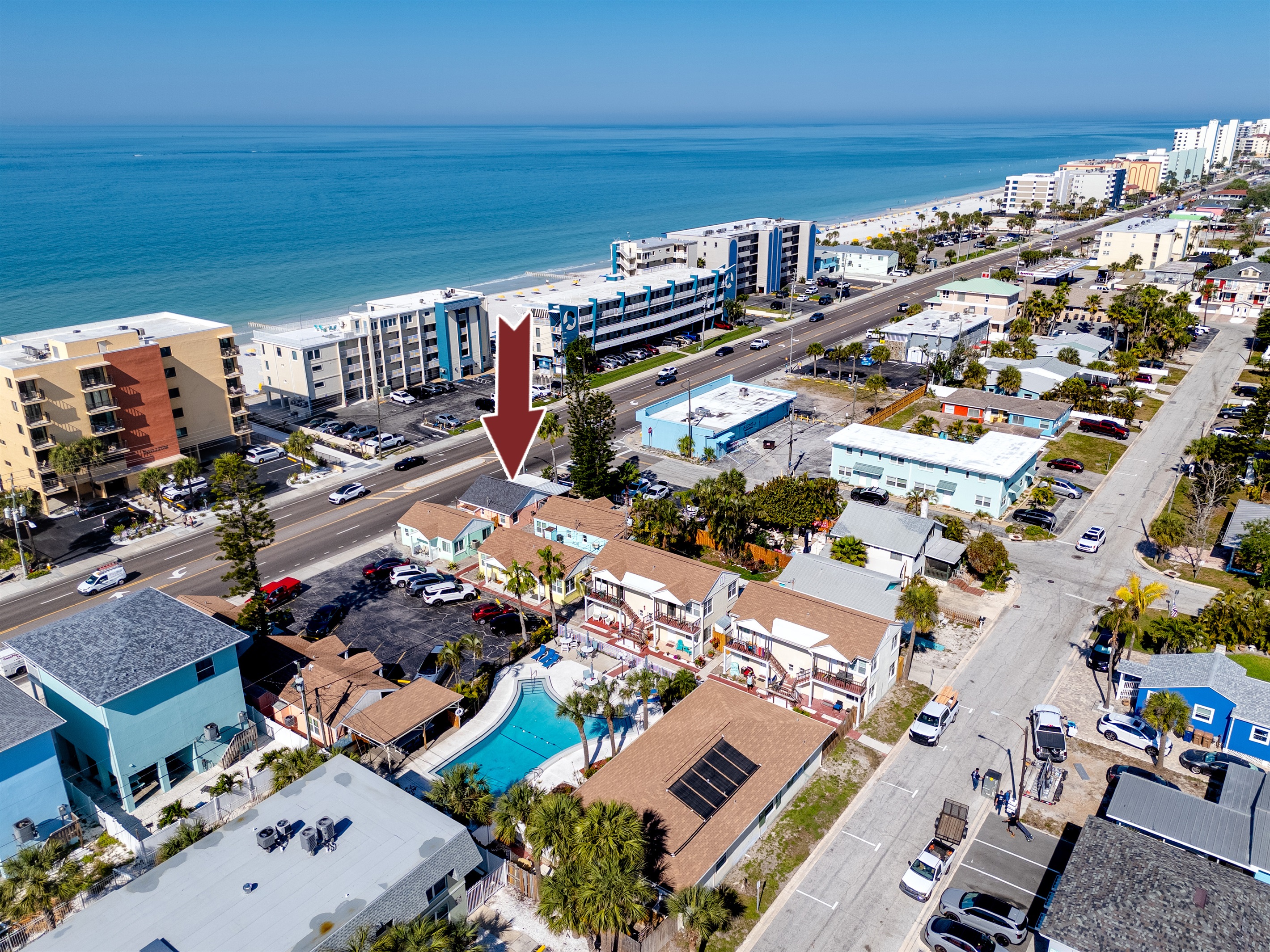 Pool or Beach just steps away!