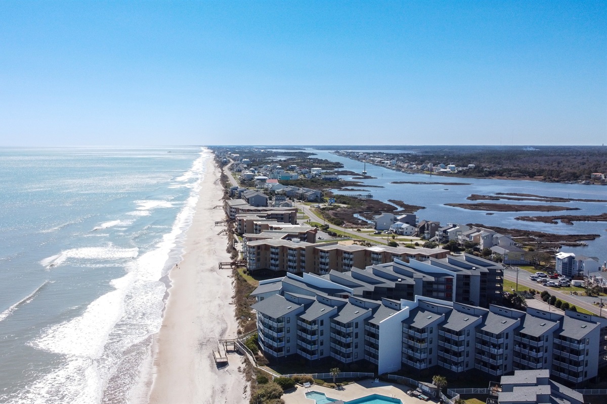 North Topsail Beach, looking south