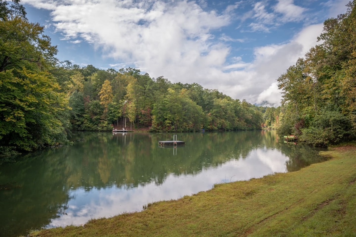 Little Mirror Lake - 2nd lake in the private community where the cabin is located