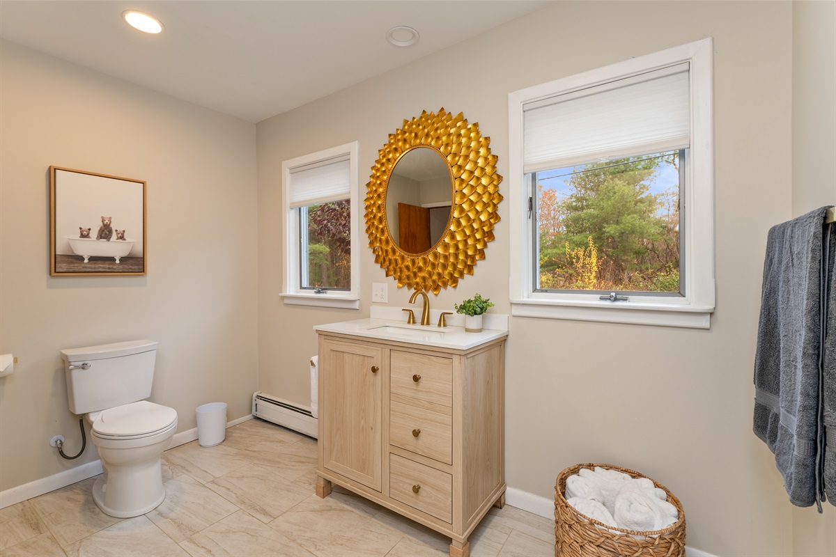 Full bathroom with walk in shower