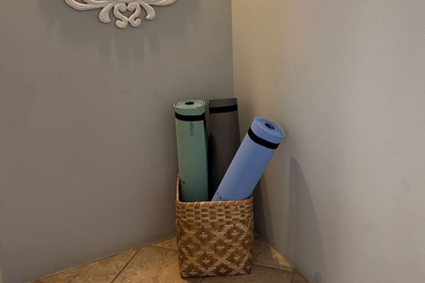 Grab a yoga mat and do some sun salutations!