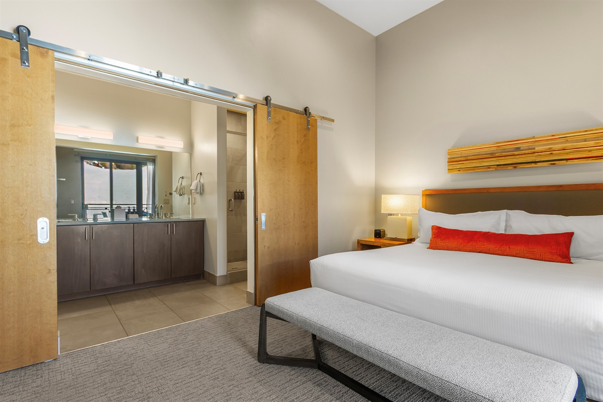 Master bedroom with ensuite