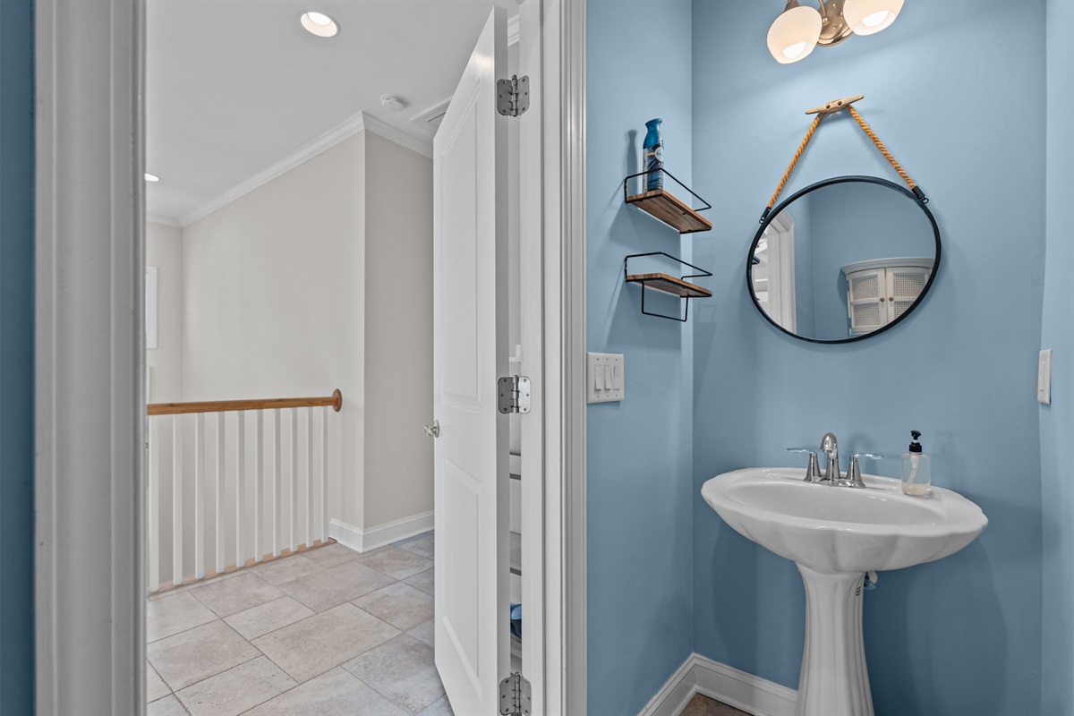 3rd floor, hallway half bath
