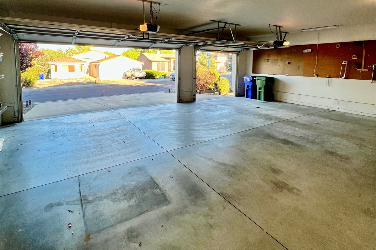 The massive 3-car garage offers ample space for your vehicles and off-road trailer, making it the perfect basecamp for your Prescott adventures.