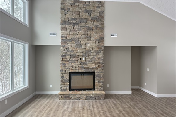 Great room fireplace, construction update 1/31/26.