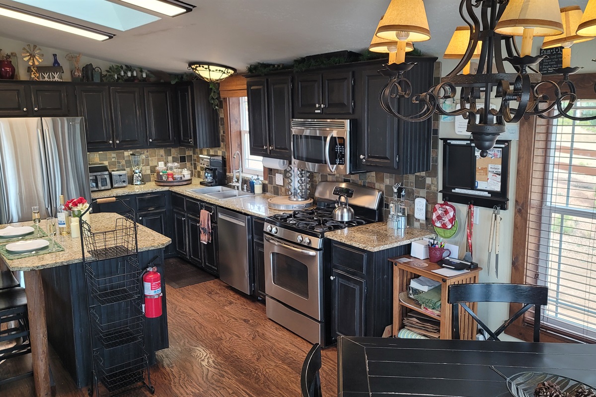 Fully equipped kitchen