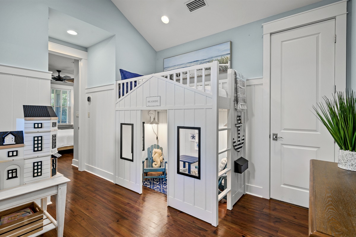 Fun play space to keep kids entertained indoors.