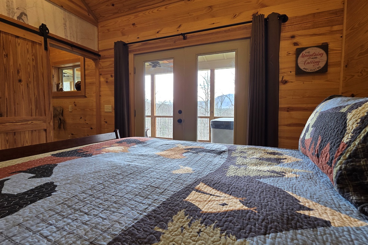 Nice view while laying in bed,