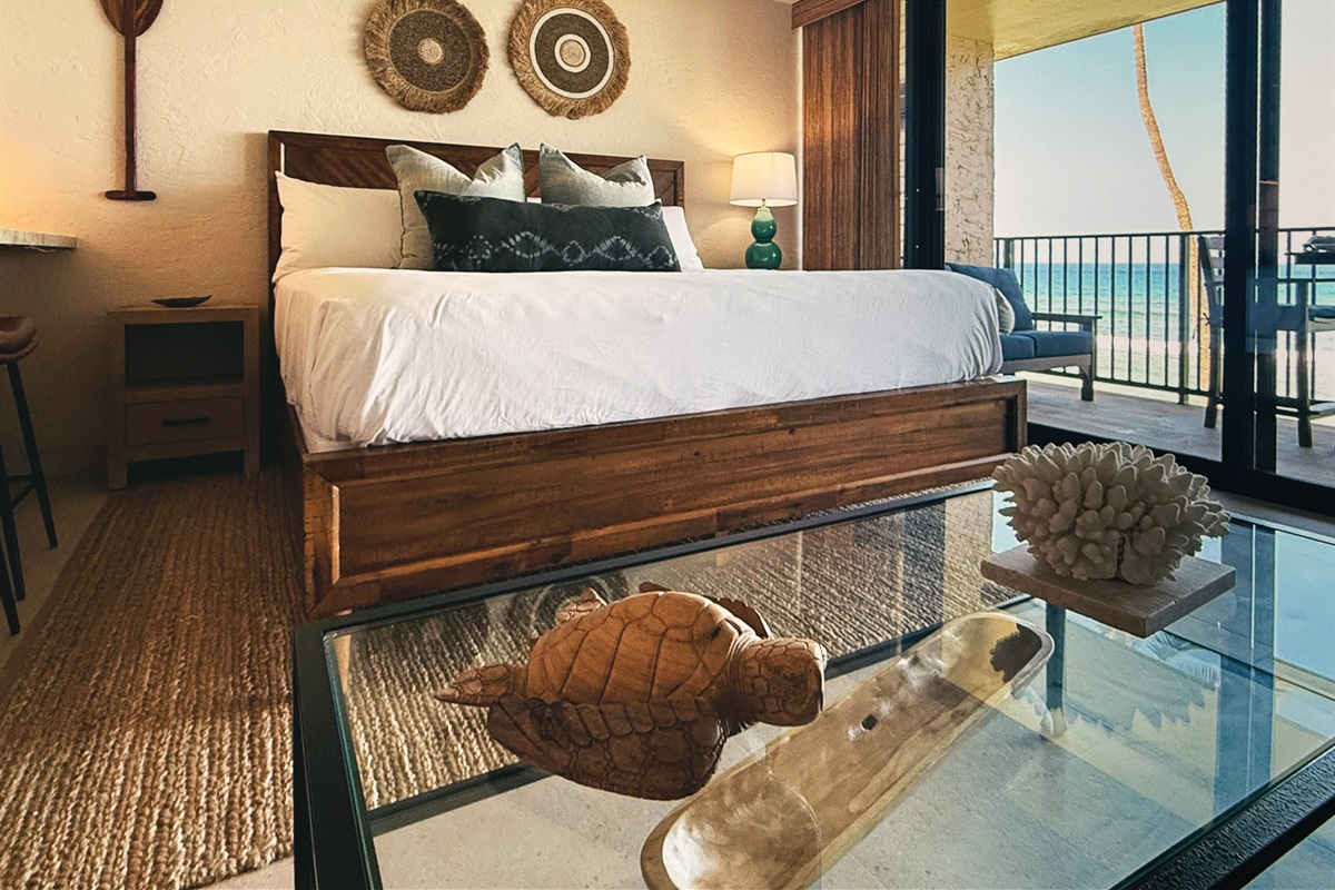 King bed, smart TV, split AC - because roughing it is for camping, not Maui