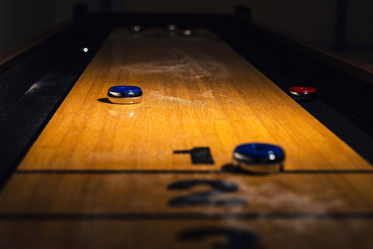 Classic shuffleboard adds another layer of entertainment for relaxed nights and friendly rivalries.