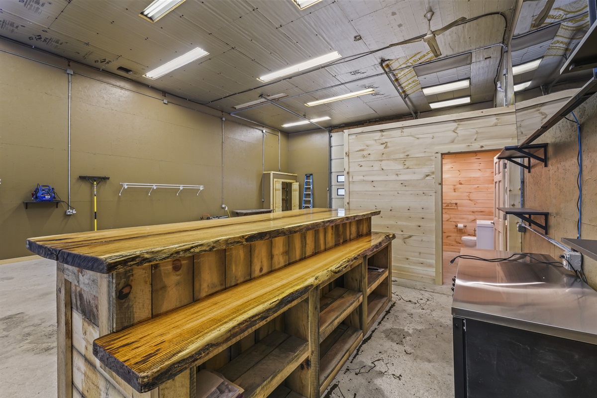Inside Barn with Bar