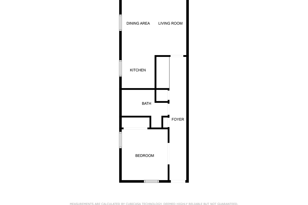 Floor Plan of Unit 101