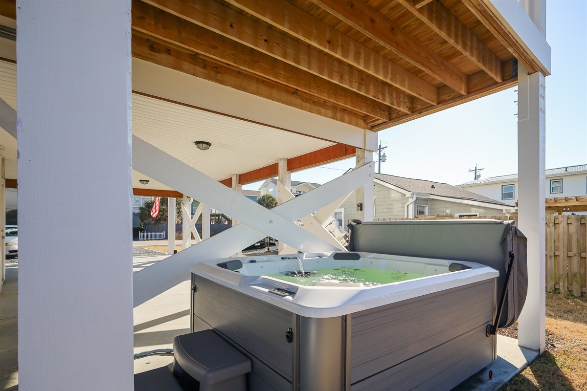 Jacuzzi nights, where warmth meets peace- perfect for all seasons!