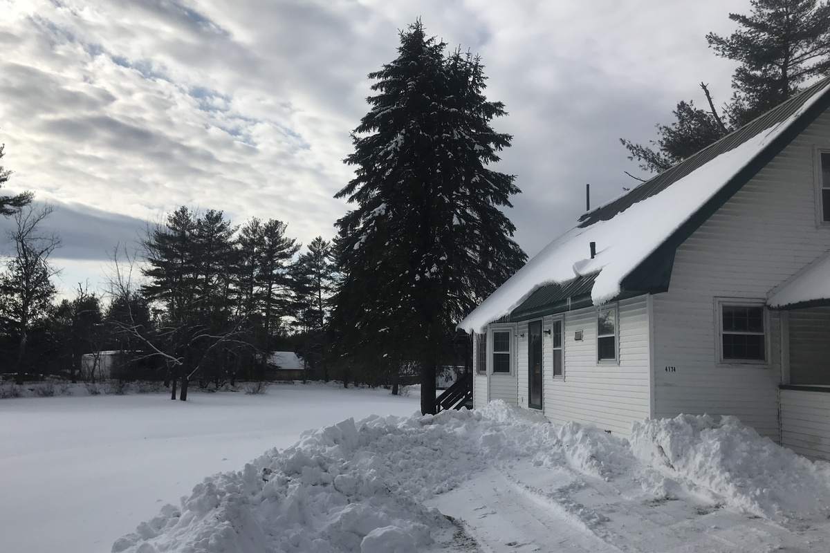 Your snow-covered backyard