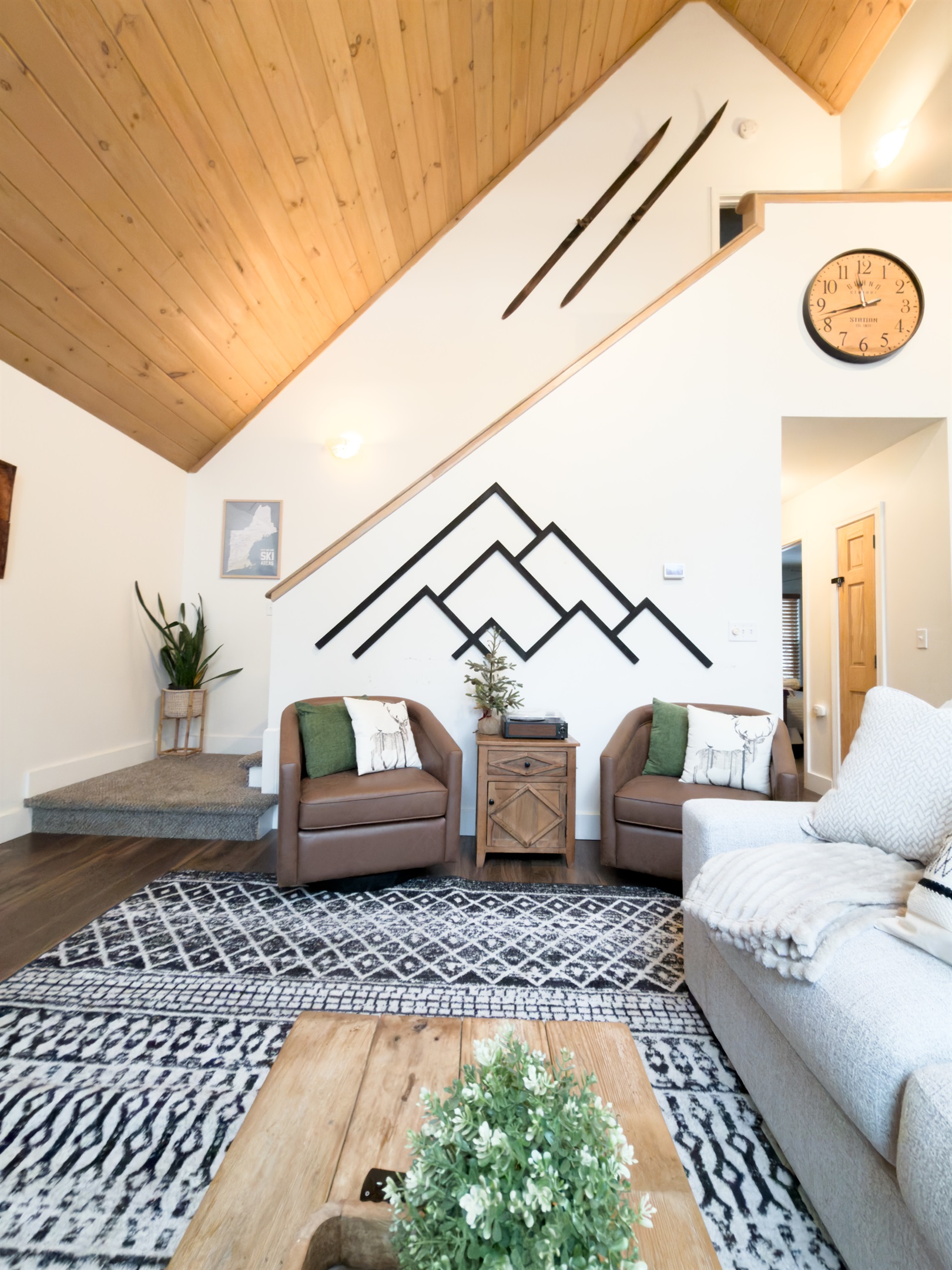 Relax with a book or listen to classical vinyl's. 