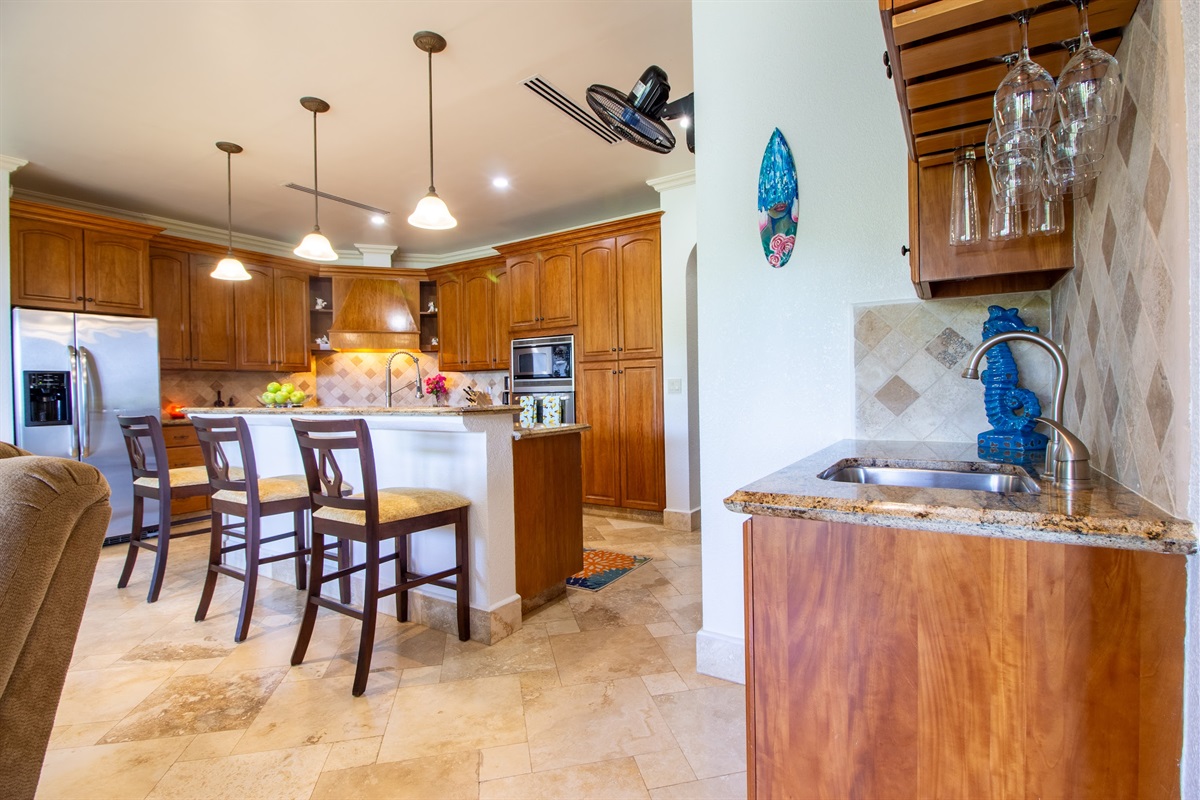 Kitchen and Wet Bar