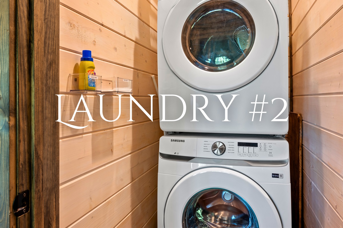 With an additional washer and dryer, keeping everything fresh during your stay is a breeze.