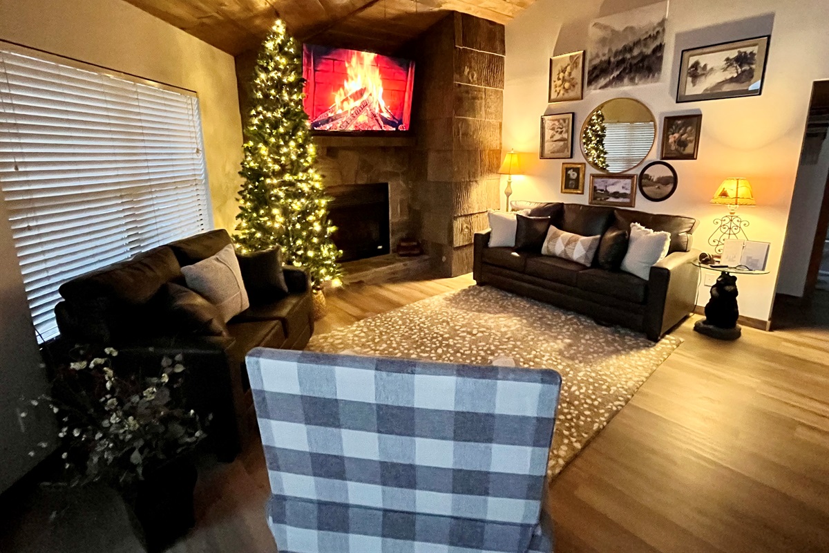 Christmas at the cabin in the Smokies!