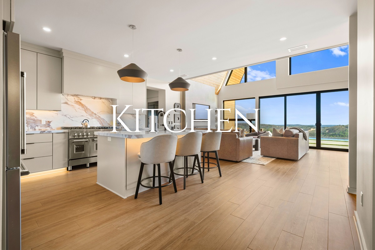 This kitchen feels light, airy, and modern, with a clean layout that makes cooking together easy&mdash;whether you&rsquo;re making breakfast or putting together a full dinner spread.