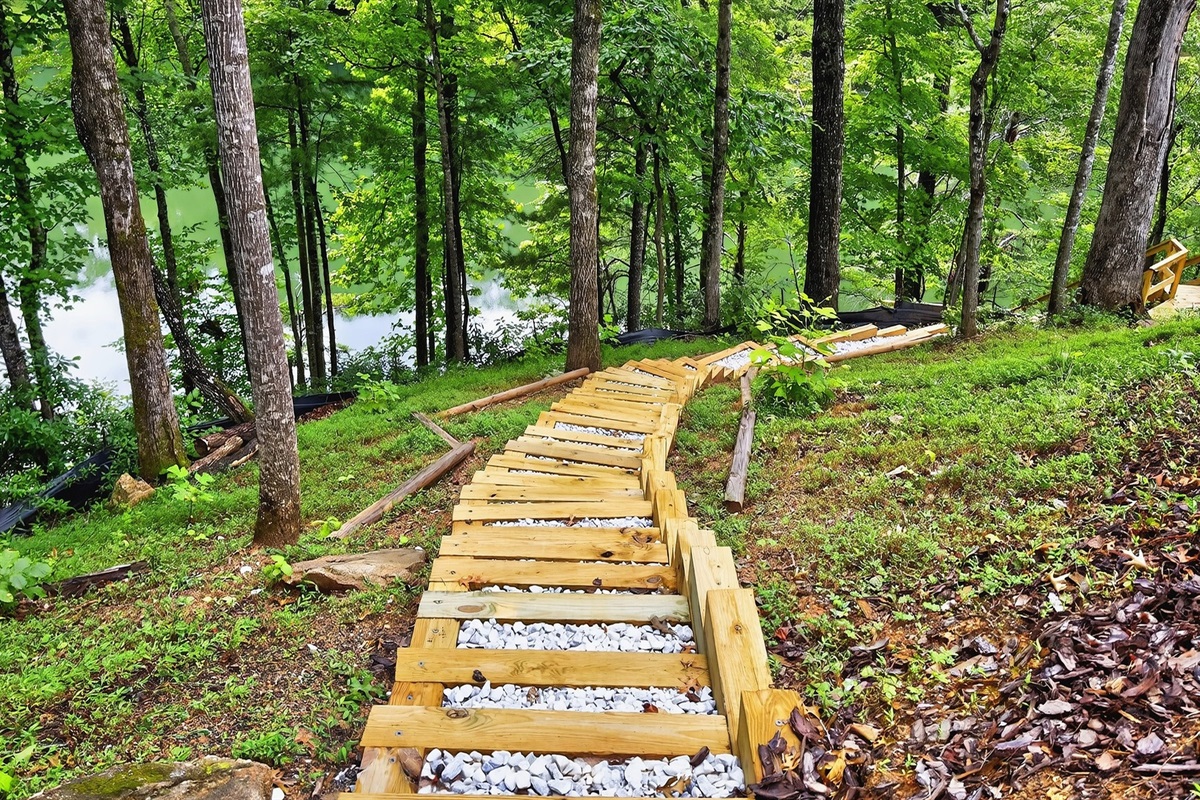 Walkway to the dock