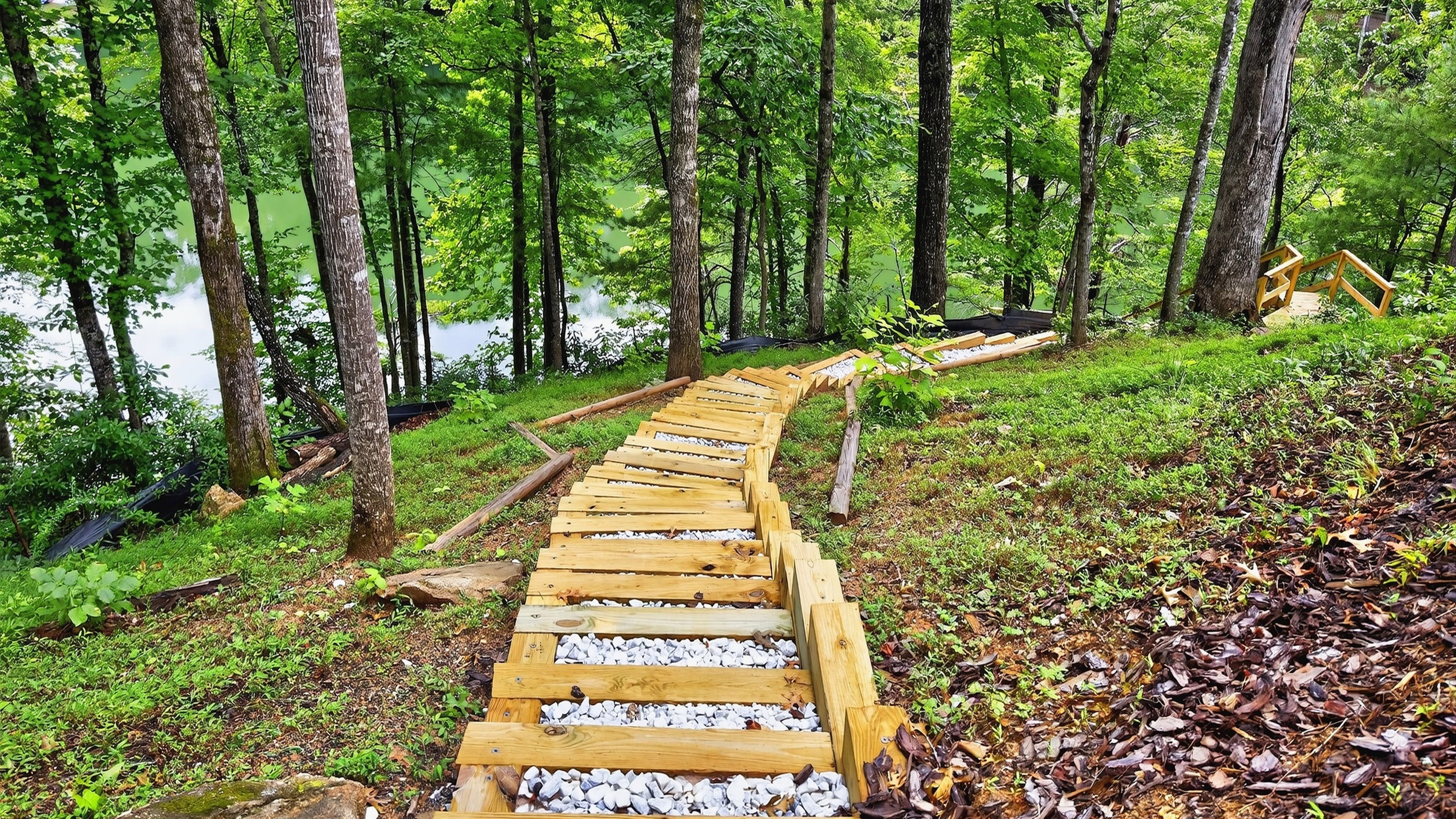 Walkway to the dock
