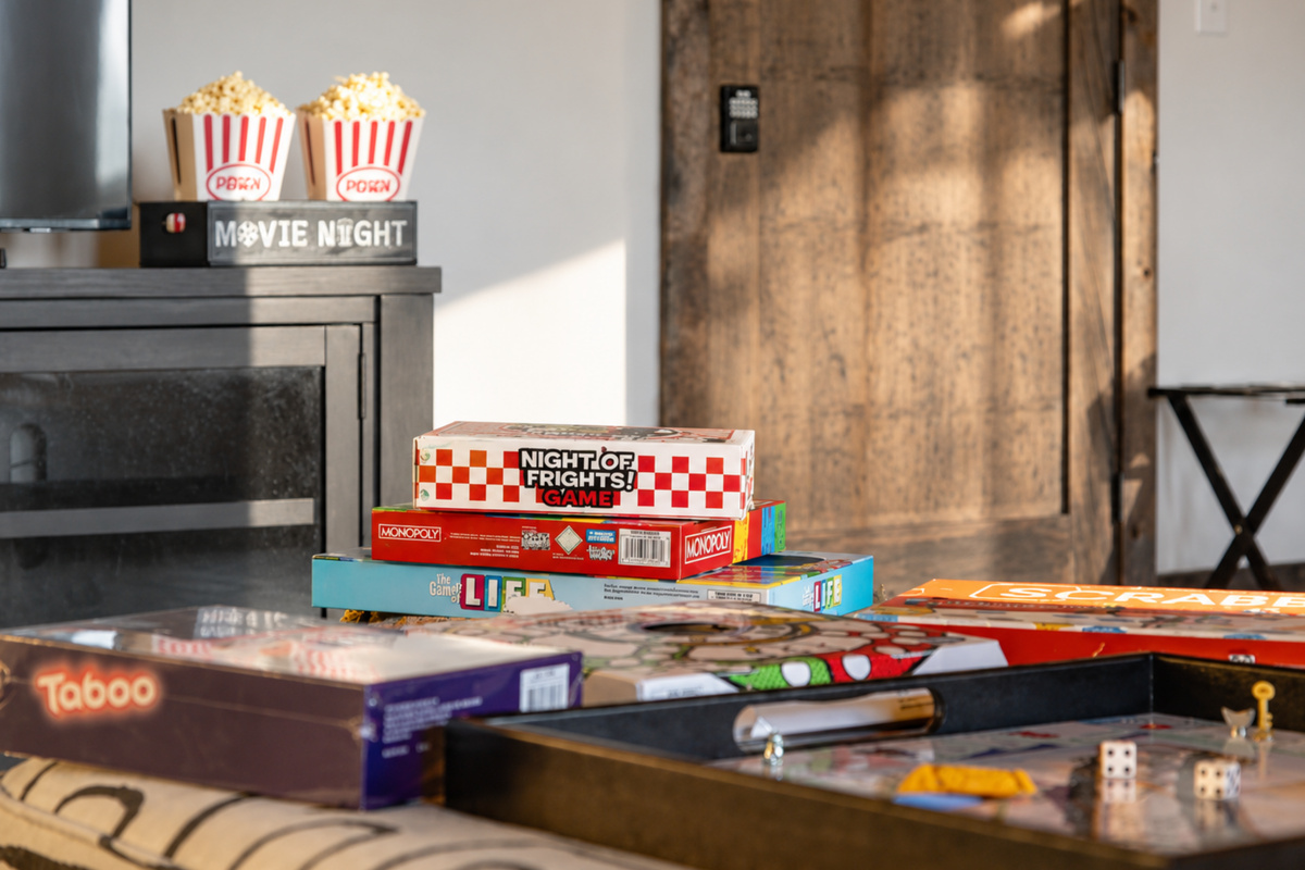 Screen-free fun included, board games provided!