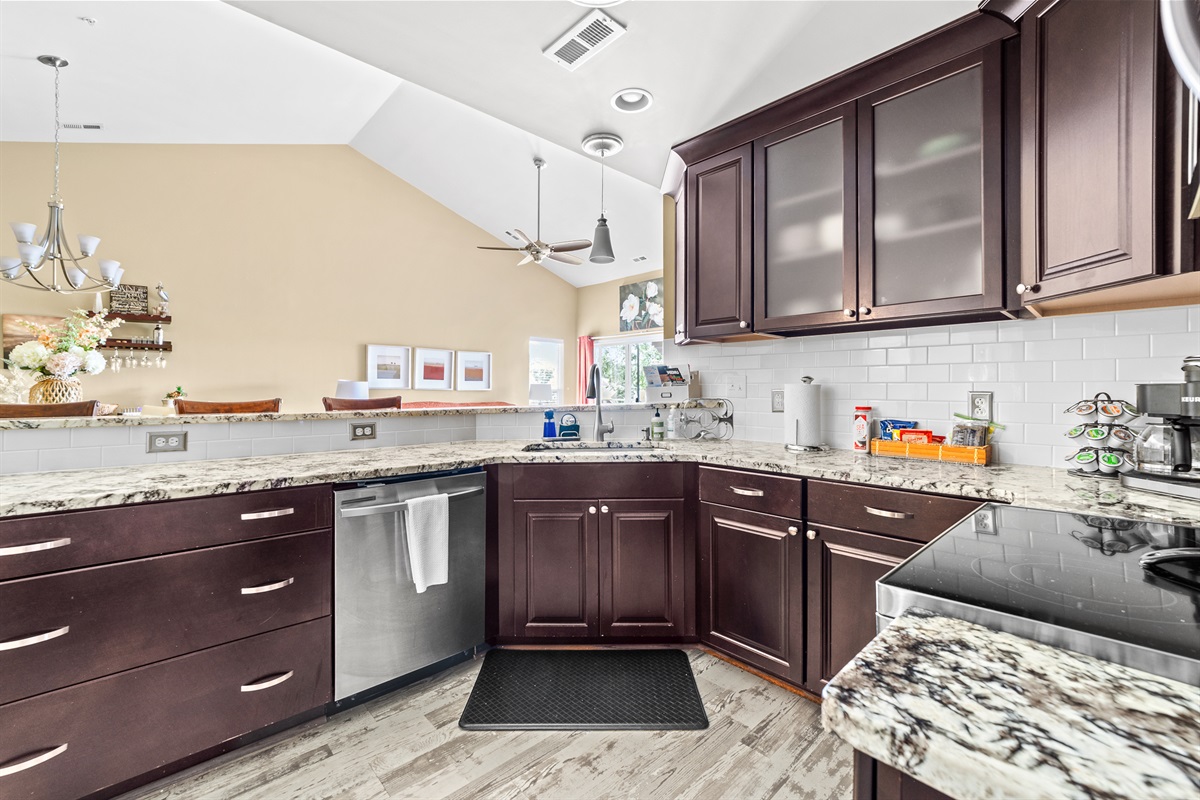 Another view of the kitchen