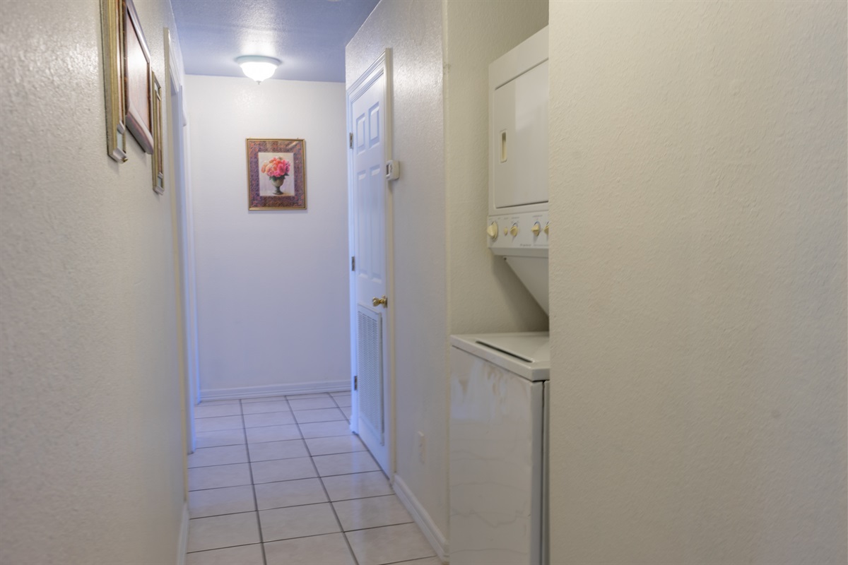 Washer and Dryer in the Condo