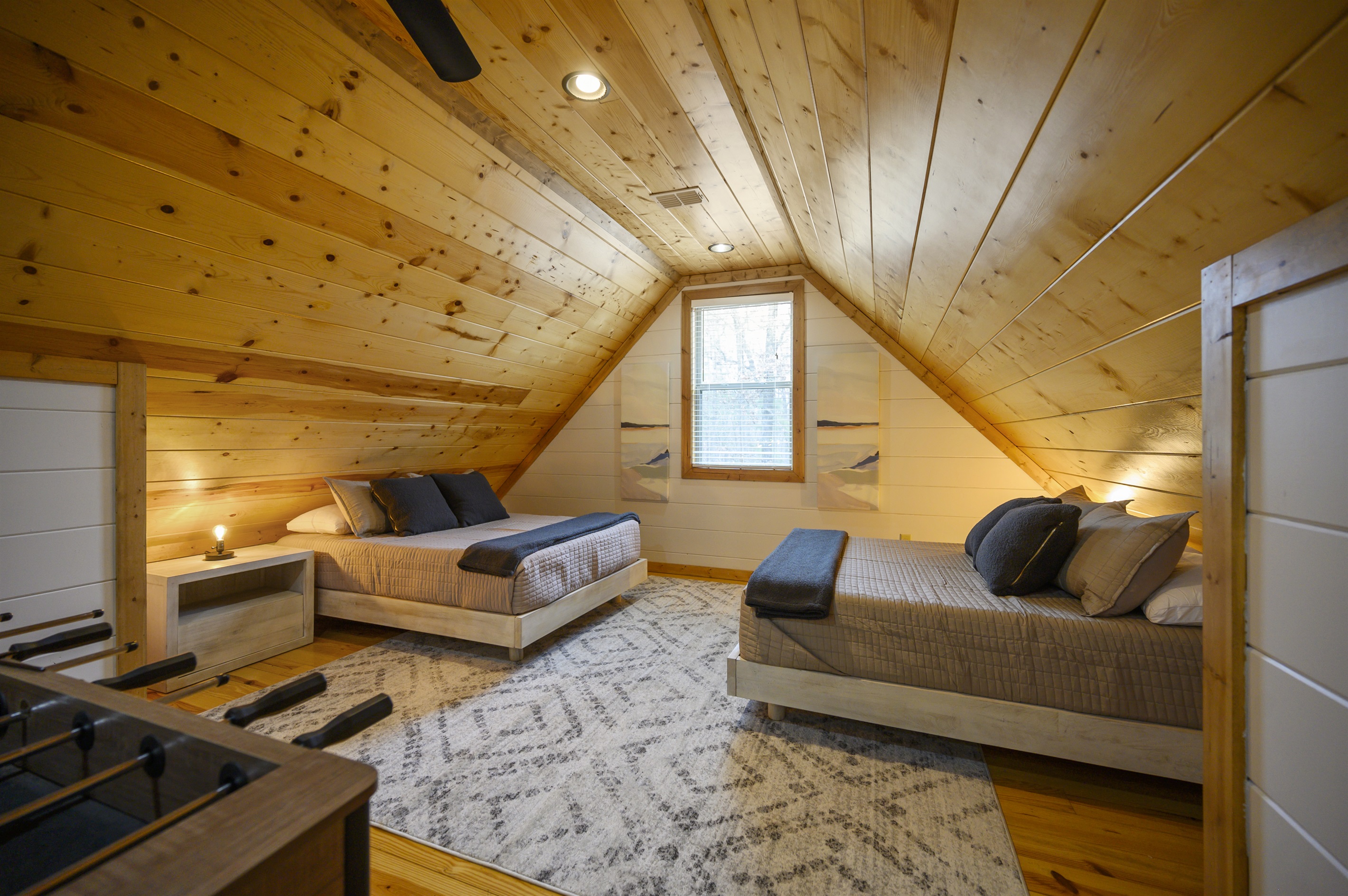 Unwind in this inviting beds, where warmth and comfort embrace you after a day of exploration.