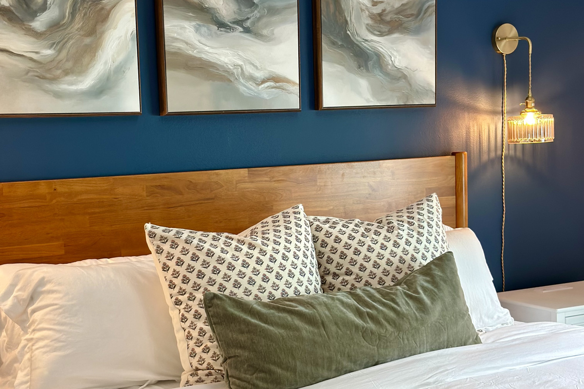 Claim your own king for the weekend — with eight bedrooms in the house, nobody draws the short straw on sleeping arrangements.