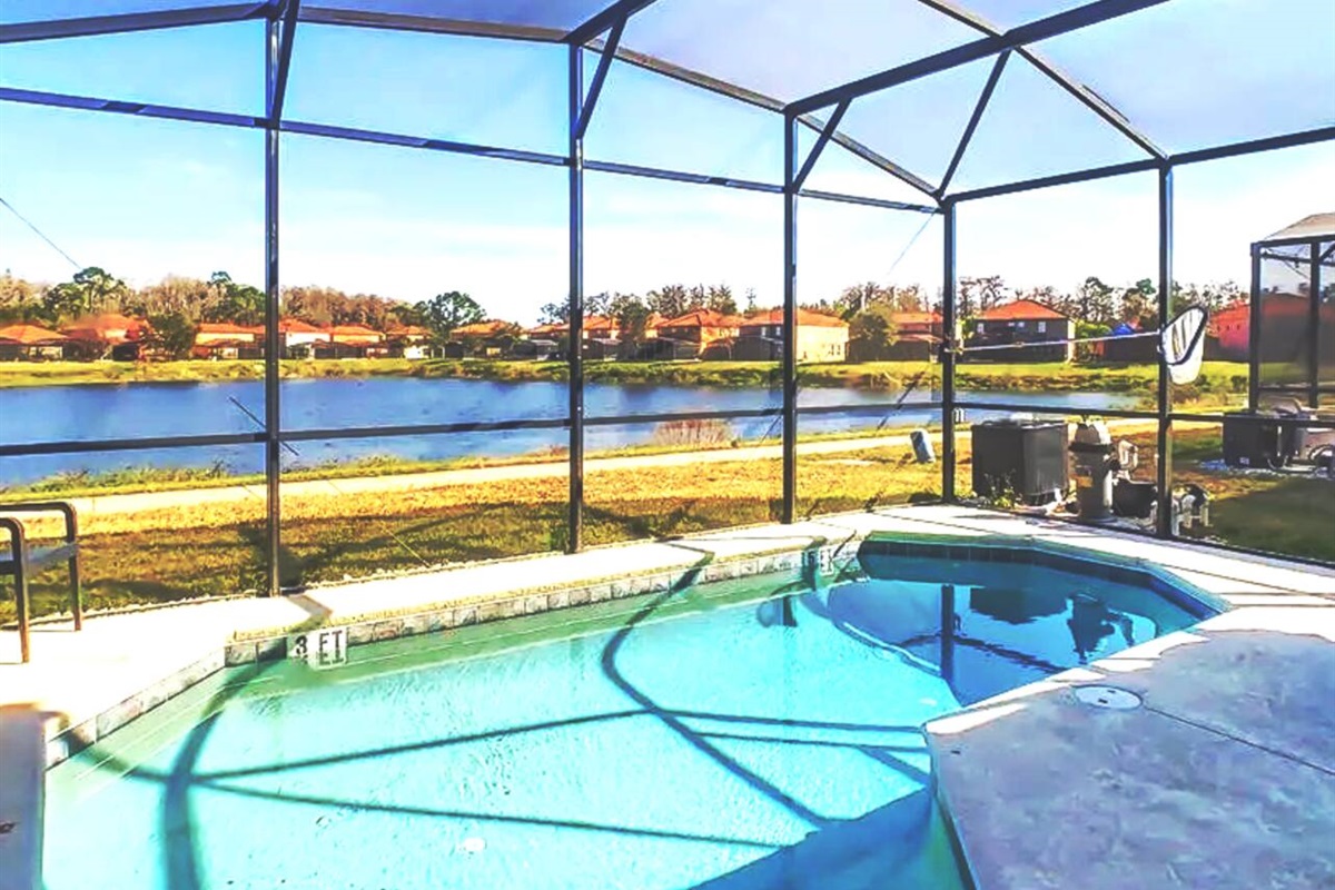 Pool can be heated upon request