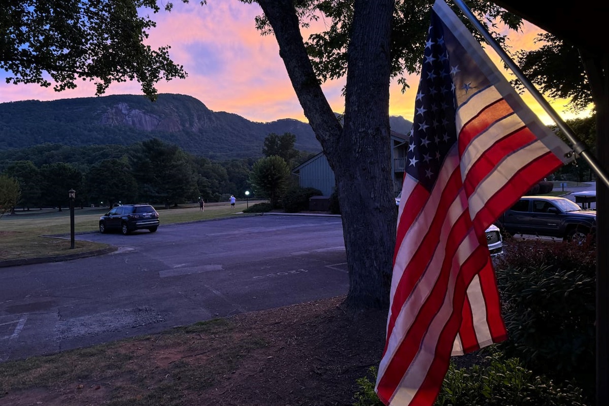 View from front porch
