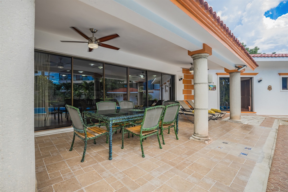 Covered Outdoor Seating