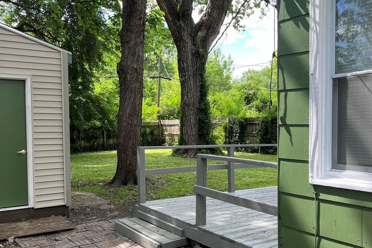 Have you seen our fully fenced yard yet?