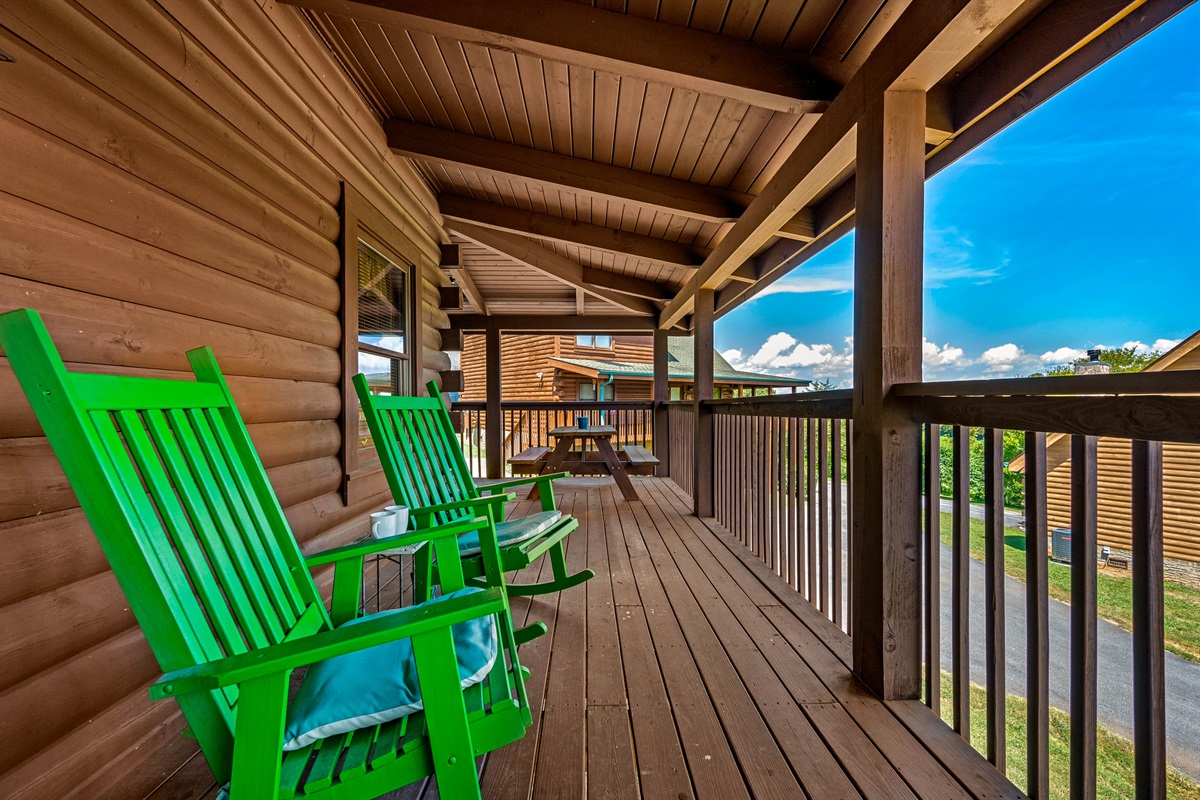 Kick back and relax in your private outdoor space