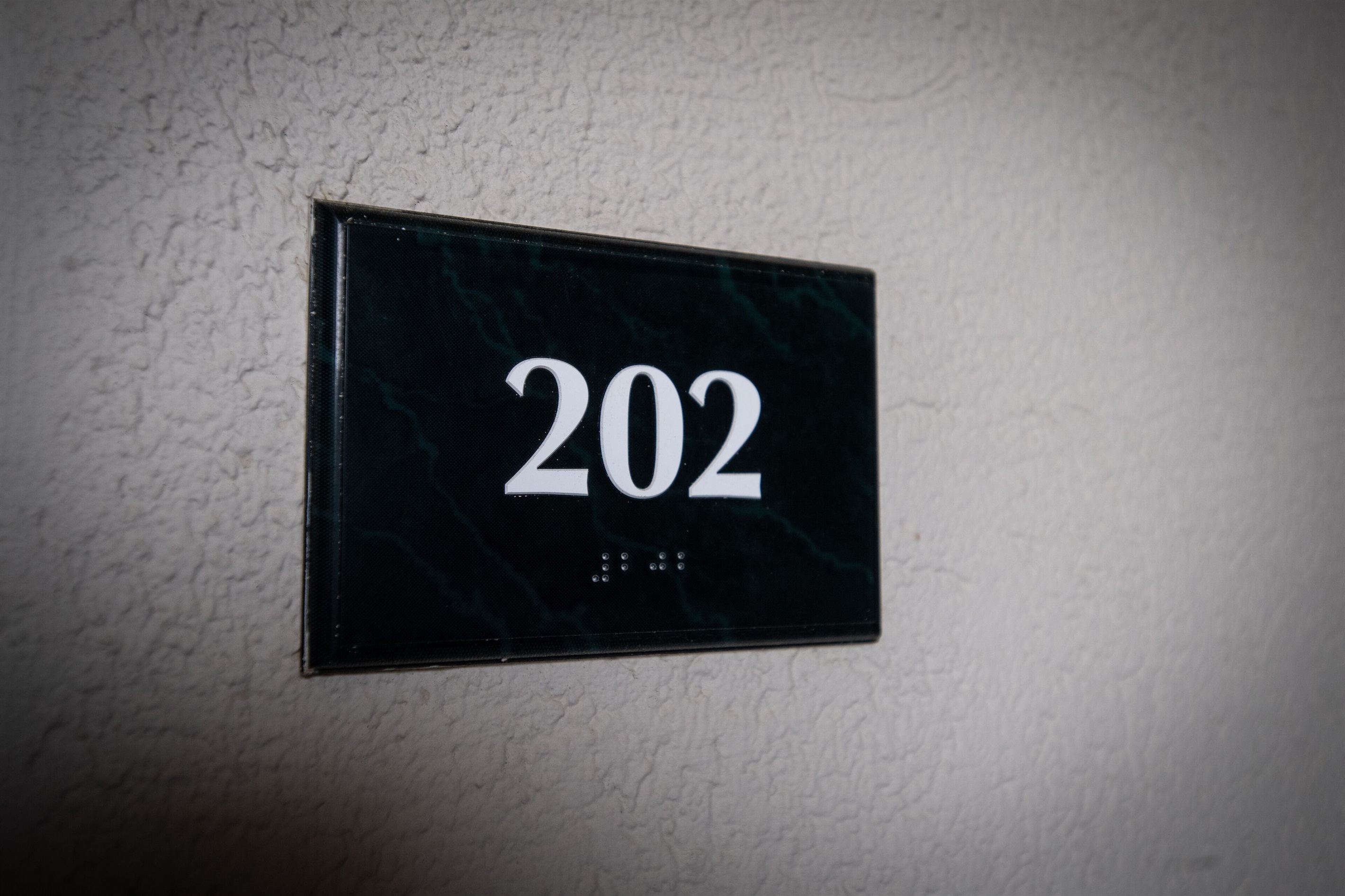 Unit #202 Summerwind West has contactless check-in using electronic keypad