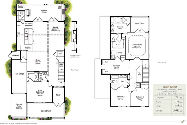 First and Second Floor Master Bedrooms! Great for traveling with multiple families!