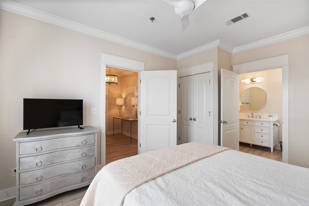 Front Guest Bedroom 1 with Queen Bed