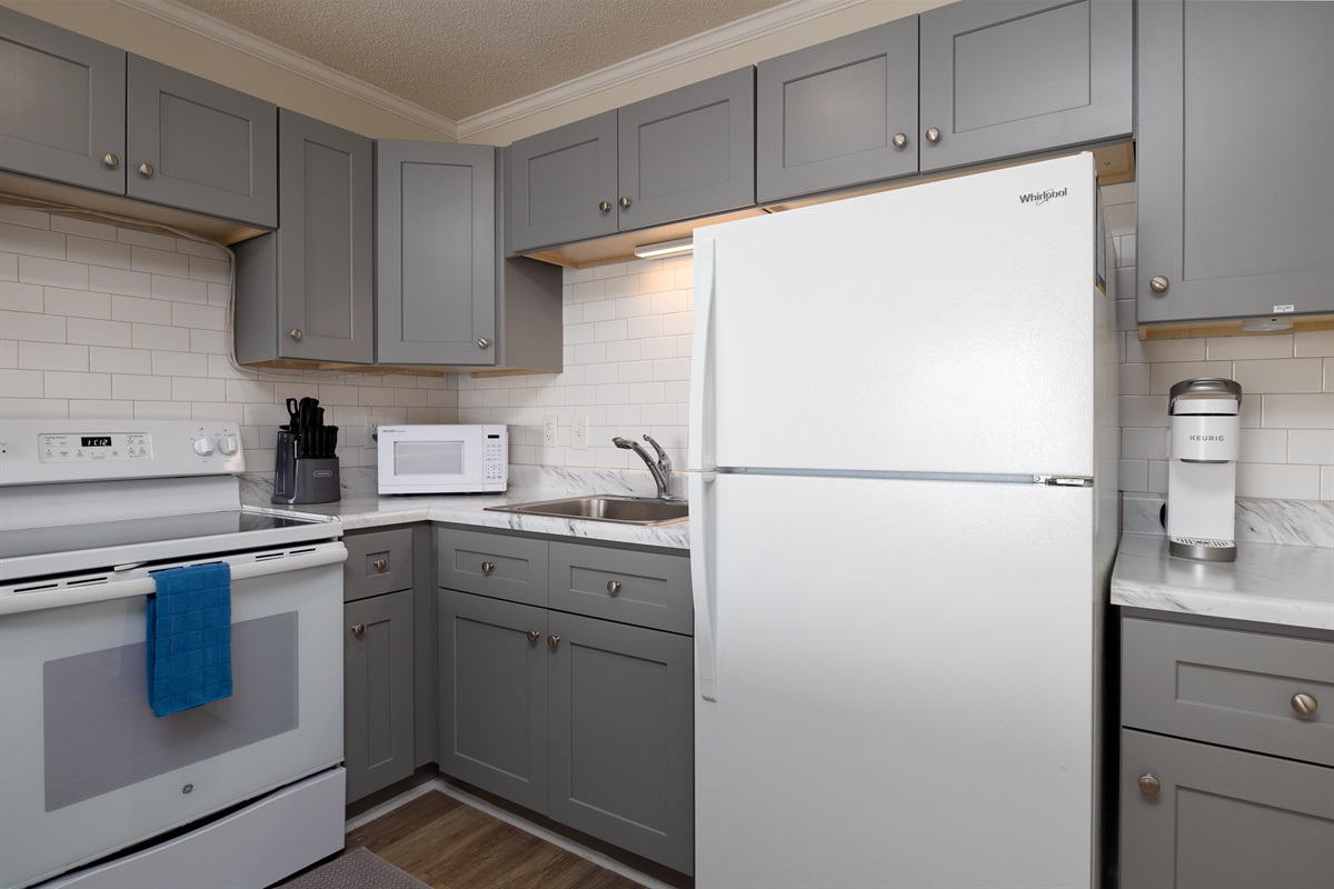 Clean and renovated kitchen