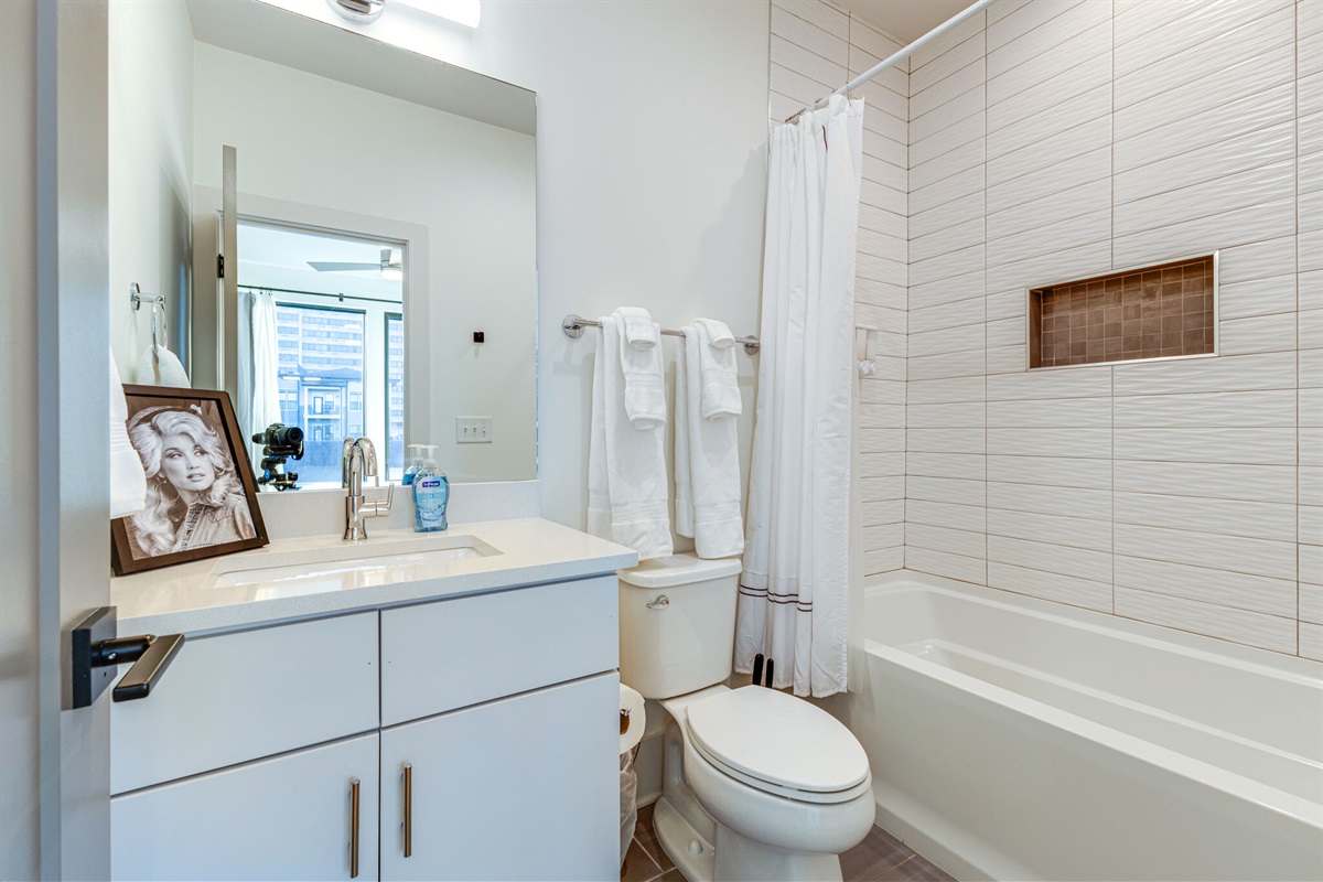 3rd Floor Bedroom with King Bed and Ensuite Bathroom