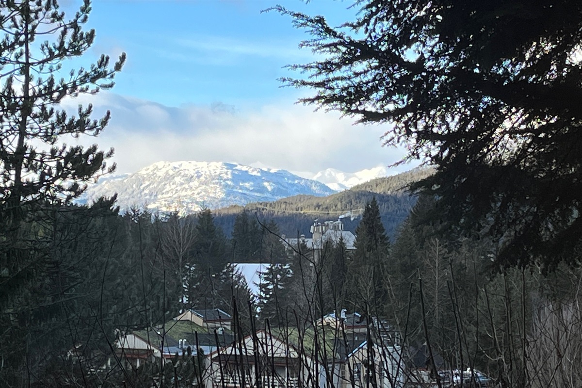 I took this stunning Sproat Mountain view with my iphone while standing by the bedroom window.
