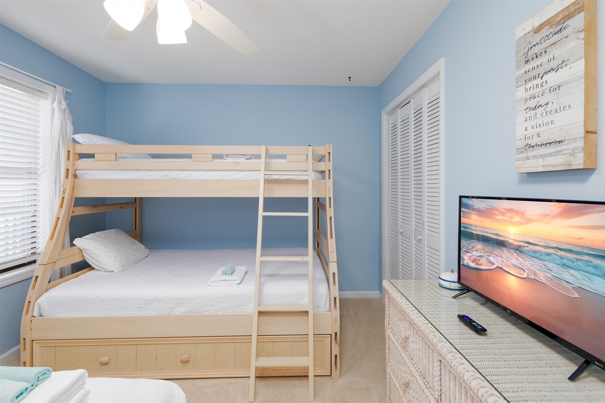 Bunks setup perfectly for the kids!