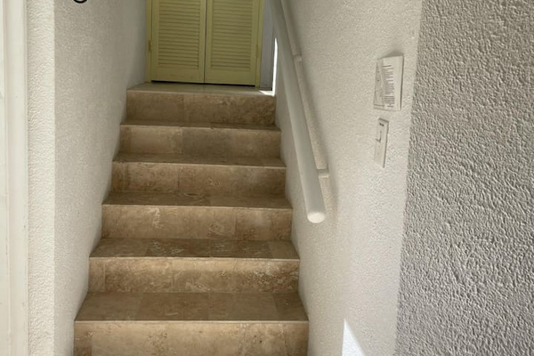 Stairs leading to master bedroom 