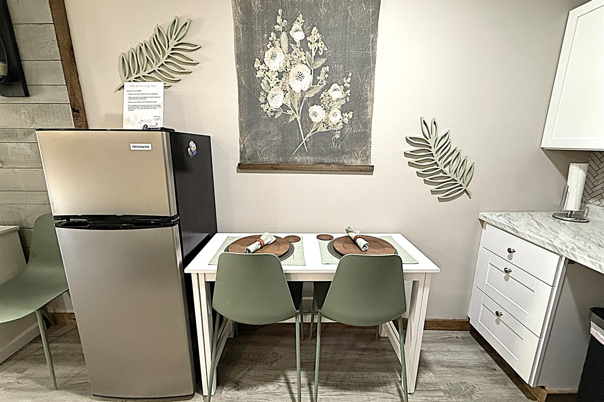 A cup of coffee, a little conversation, and nowhere else to be — welcome to your happy corner