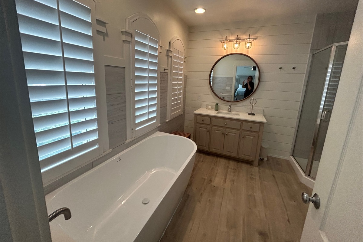 Primary Bathroom with Large Tub