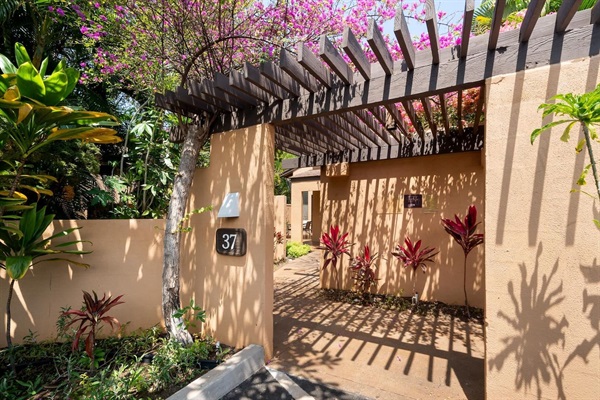 Entrance to the unit