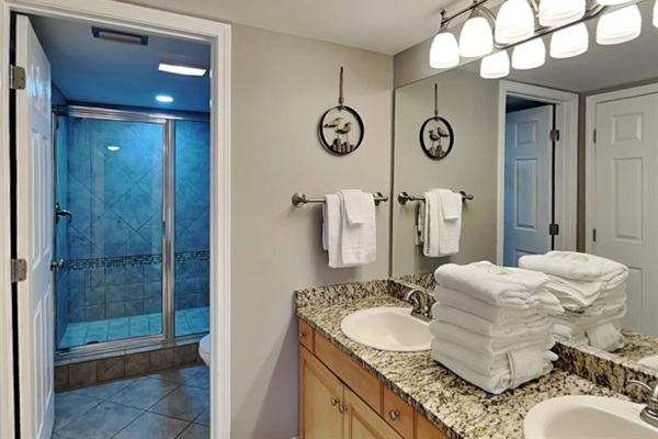 Main bathroom vanity