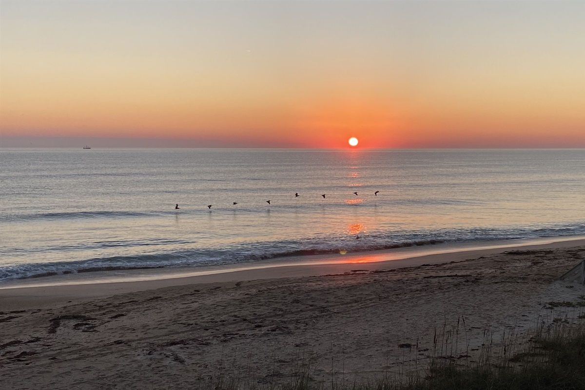 We have the most amazing sunrises! 