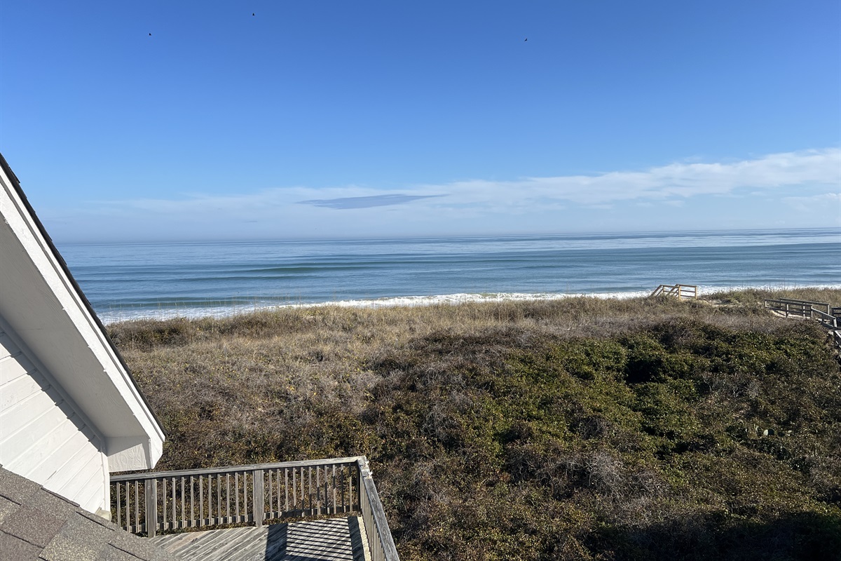Ocean and Sound views from the Master Suite, private balcony